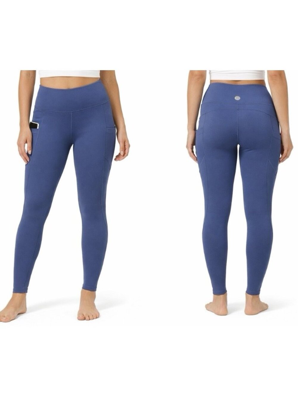 X by Gottex Peach Skin Collection Women's Capri Pants Small Blue NEW